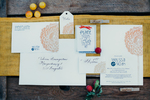 Letterpress Papeterie, Hochzeitseinladung, Personalisierung Kalligrafie