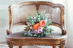 Omas Medaillon, Blumenstrauß Personalisiert, Vintage Element Hochzeit